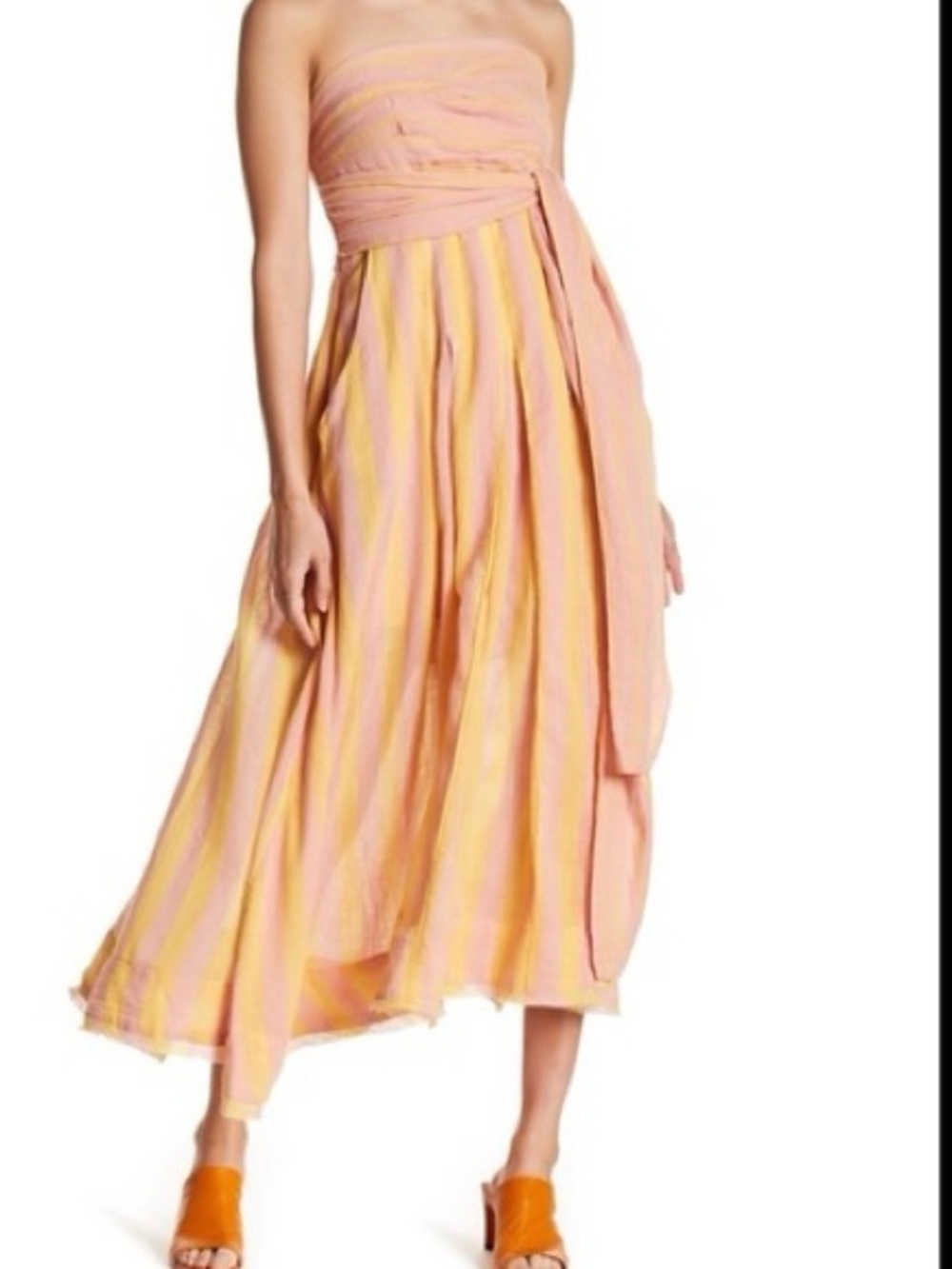 Free People • Stripe Me Up Midi Dress